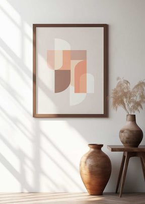 Retro Geometric III Poster
