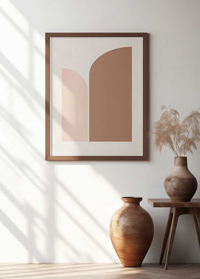 Retro Geometric Poster