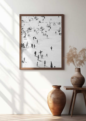Beach Silhouettes Poster