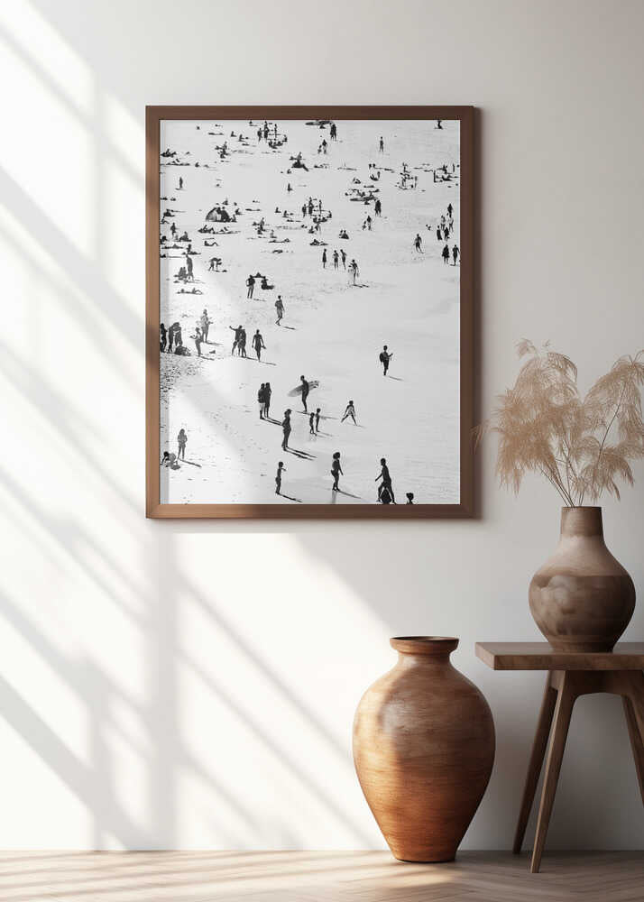 Beach Silhouettes Poster