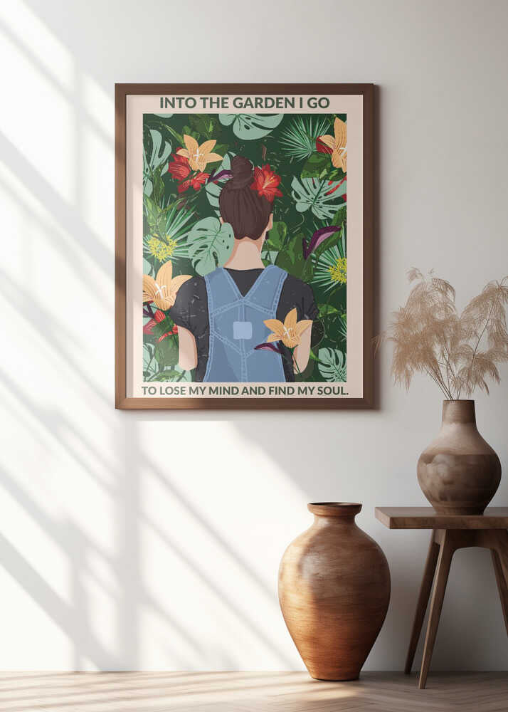 Into the Garden Standard Wall Art Poster
