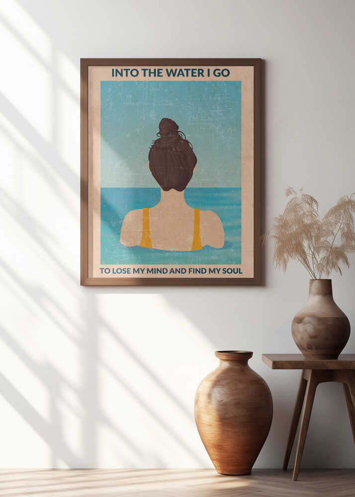 Into the Water (brunette) Poster