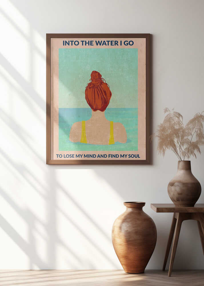 Into the Water (redhead) Poster