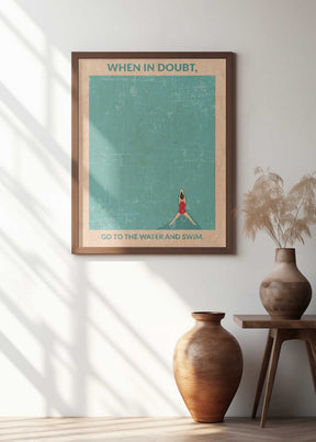 Open Water Standard Wall Art Poster