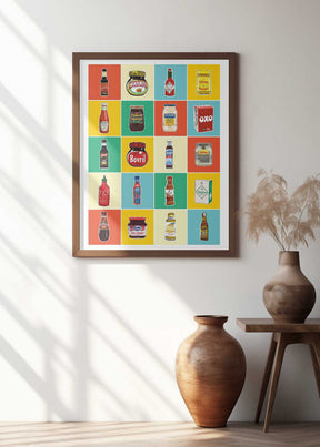 Taxonomy of Condiments Poster