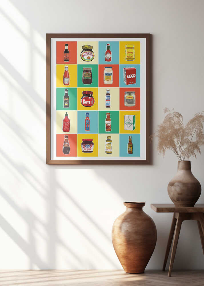 Taxonomy of Condiments Poster