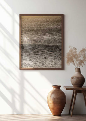 Golden Tide Ripples Poster