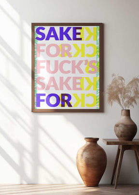 Vivid Repetition Poster