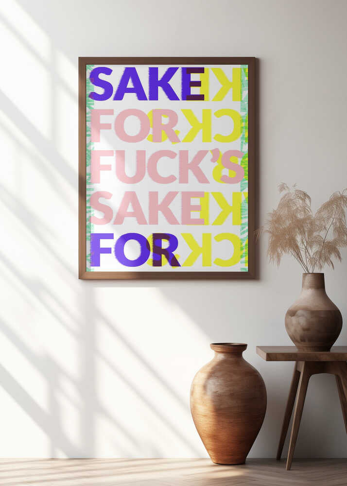 Vivid Repetition Poster