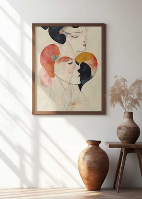Flowing Faces Elegy Poster