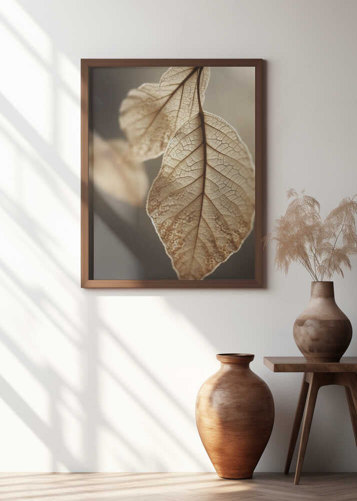 Ethereal Leaves Poster