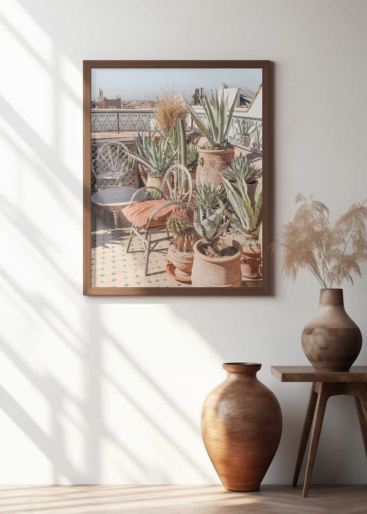 Rooftop in Marrakech Poster