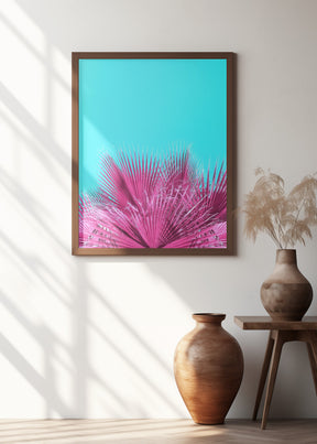 Electric Pink Palm Fronds