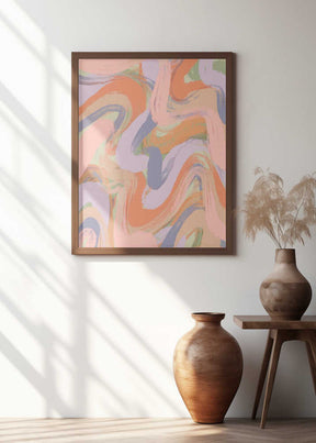 Swirling Hues Poster