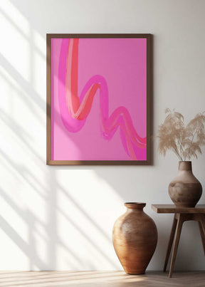 Neon Waves Poster