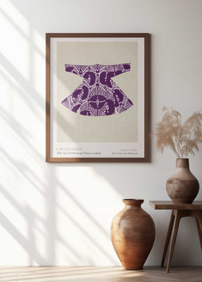 Purple Caftan Elegance Poster