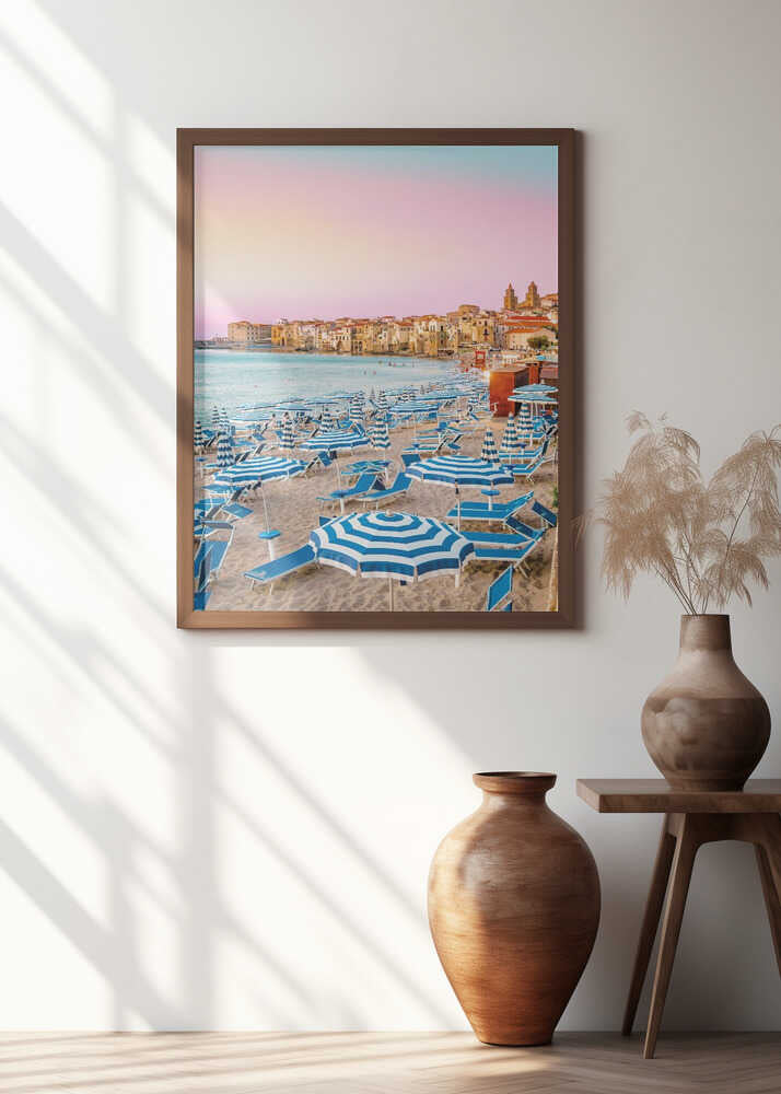 Cefalu Beach Poster