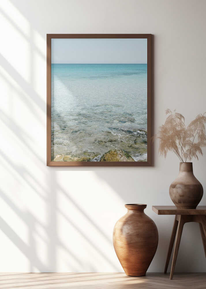 Seascape at the Italian Coast Poster