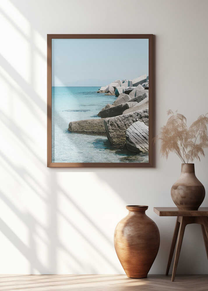 Rocks at the Coast Poster