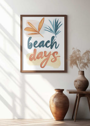 Sandy Serenity Poster