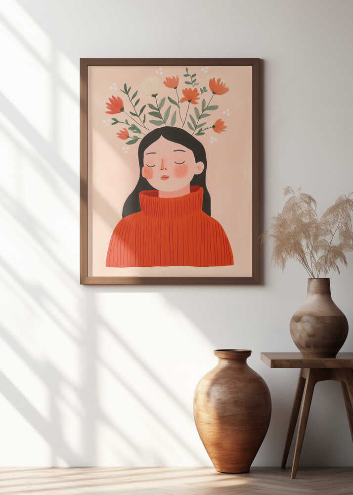 Floral Serenity Poster