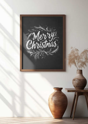 Holiday Chalk Wishes Poster