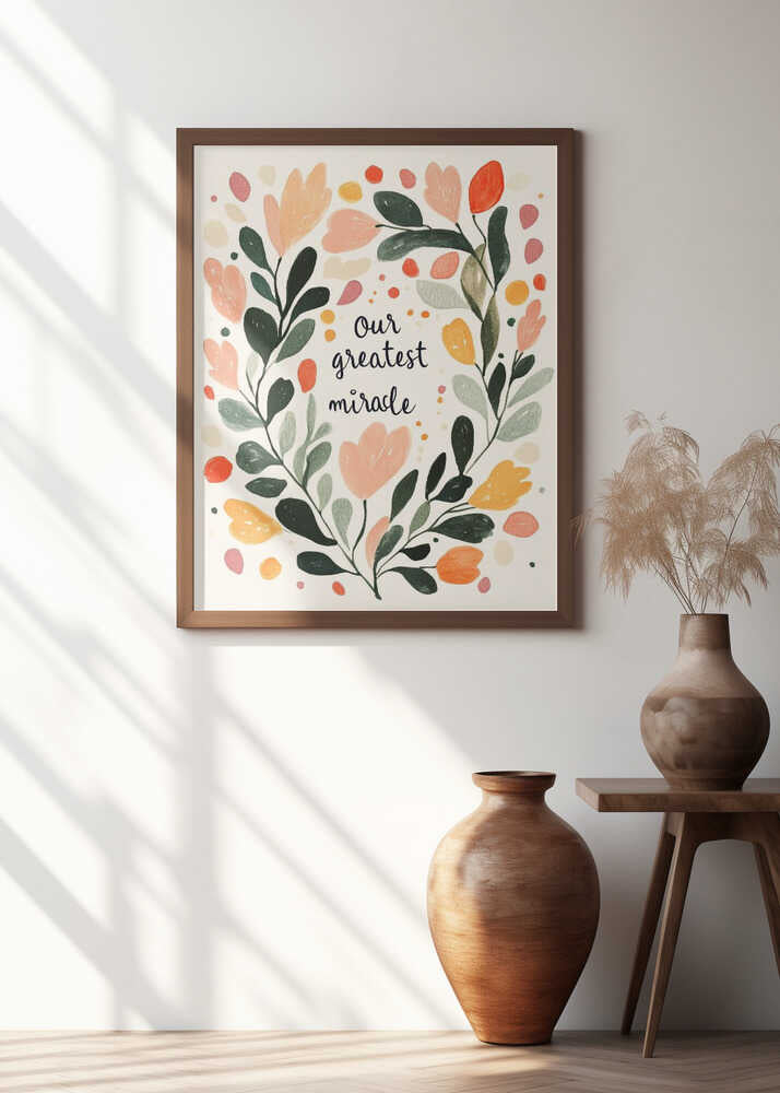 Floral Embrace Poster