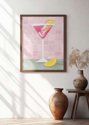 Pink coctail Poster