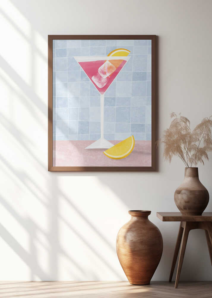 Pink coctail Poster