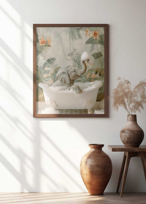 Elephant Bubble Bliss Poster