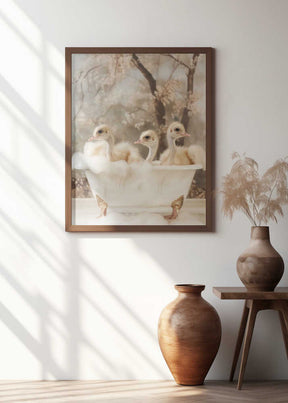 Bubbly Ostrich Trio Poster