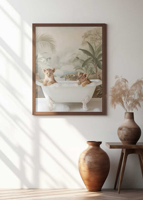 Jungle Lion Soak Poster