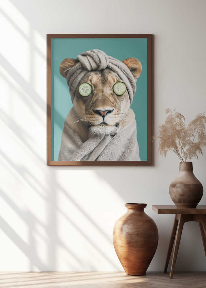 Luxury Lioness Poster