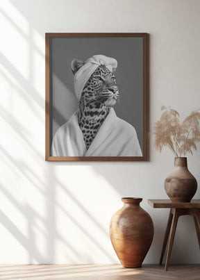 Lady Leopard Spa Day Poster