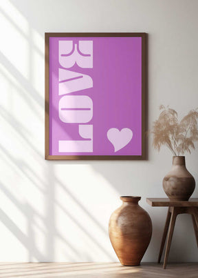 Purple Love Vibe Poster