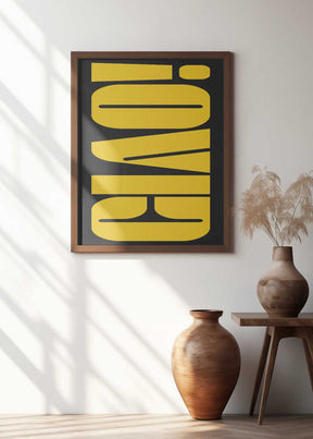 Abstract Typography Artwork Poster