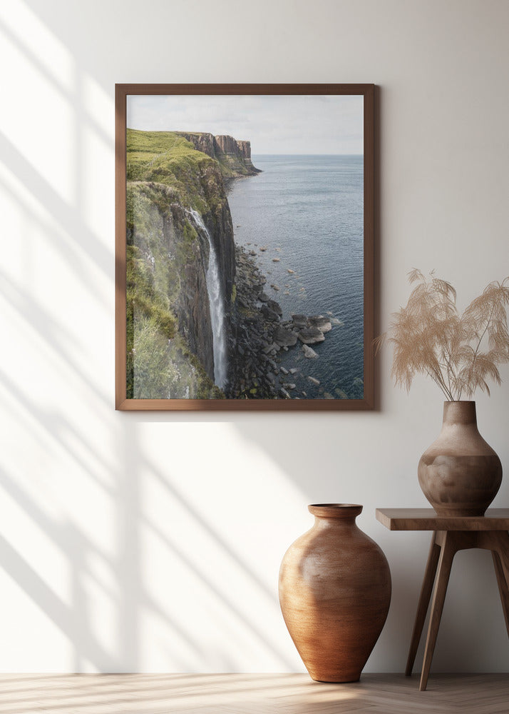 Kilt Rock and Mealt Falls, Isle of Skye, Scotland Poster