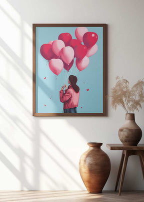 Love Balloons Flight Poster