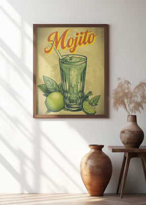 Lime Breeze Drink Poster