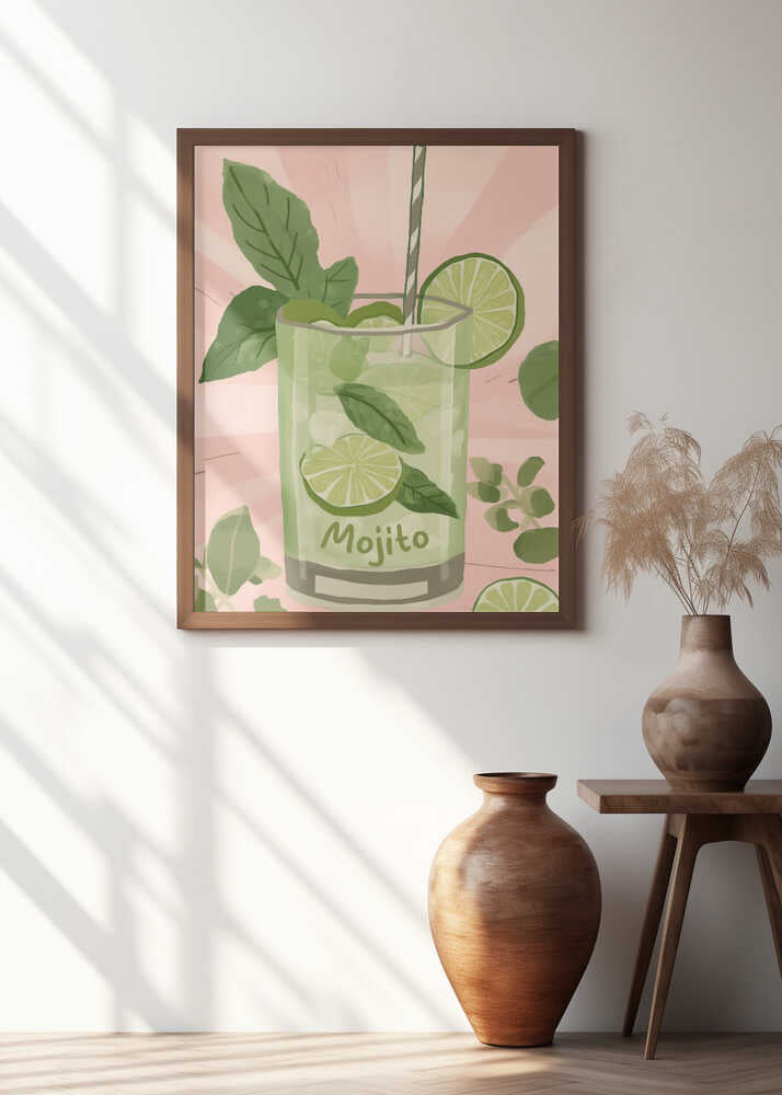 Minty Lime Delight Poster