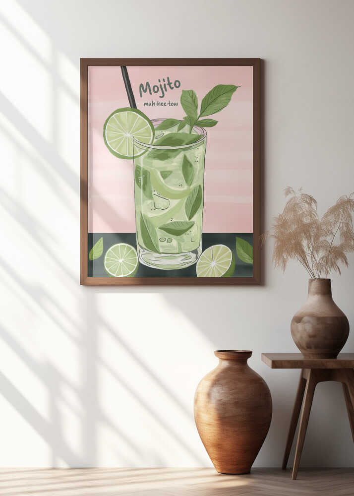 Lime Mint Refresh Poster