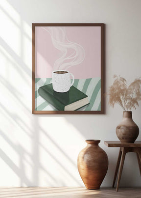Coffee and book Poster