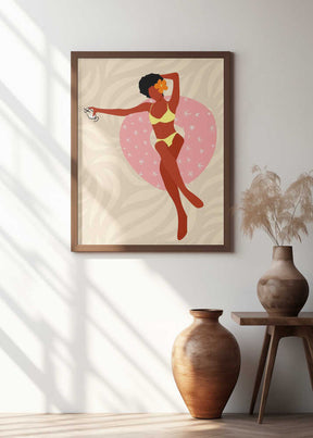 Lazy Pool Day Poster