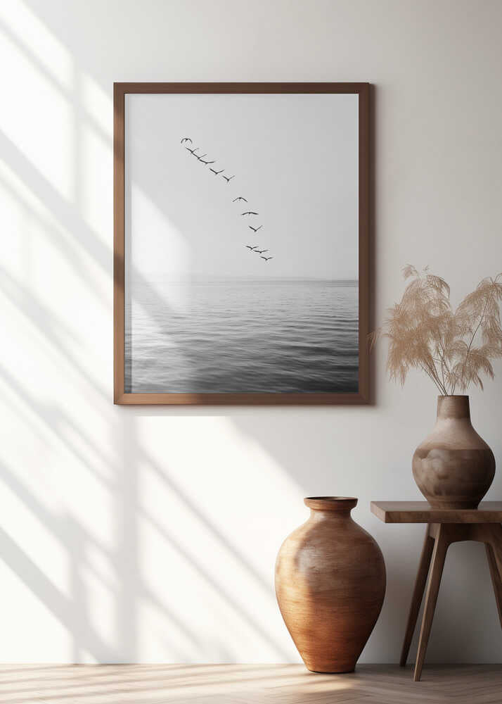 Flying Birds Poster
