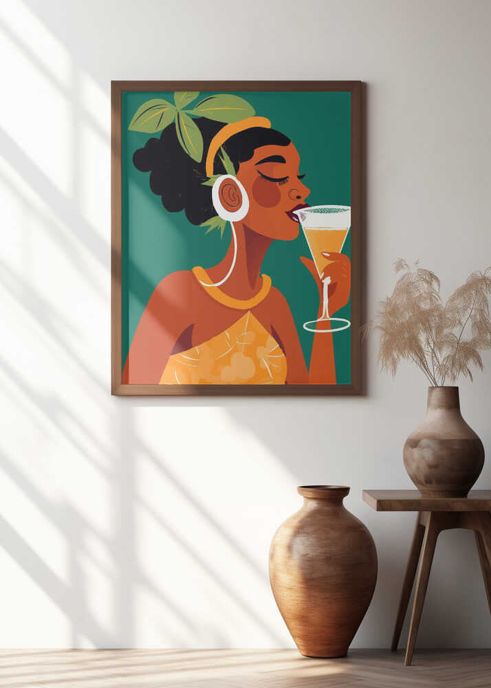 Drink In the Tropics Poster