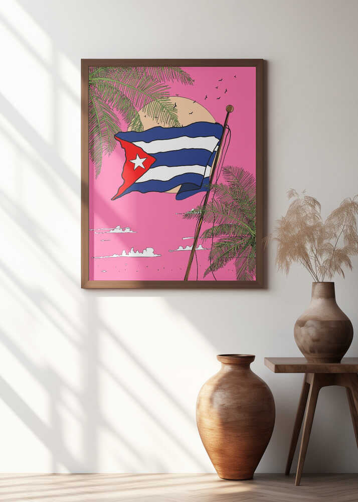 The Cuban Flag Poster