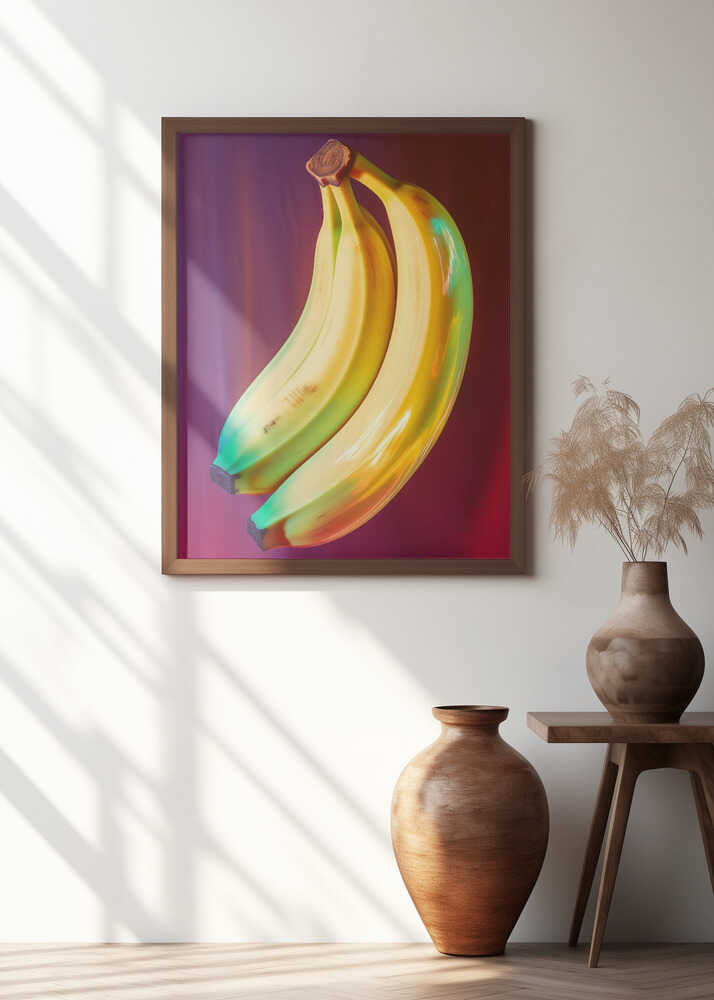 Neon Banana Fusion Poster