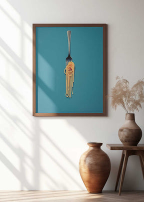 Pasta Swirl Symphony Poster