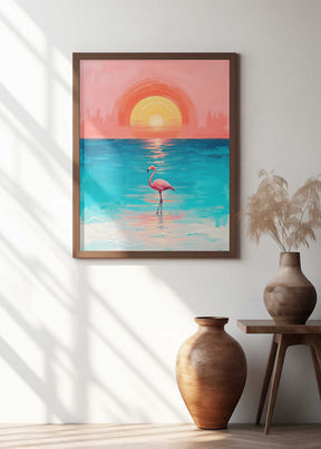 Just Vibin’ By the Sea Poster