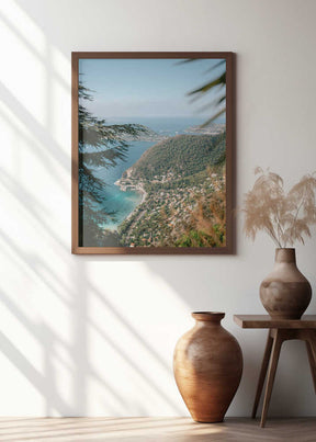 Green Hills And Turquoise Waters Poster